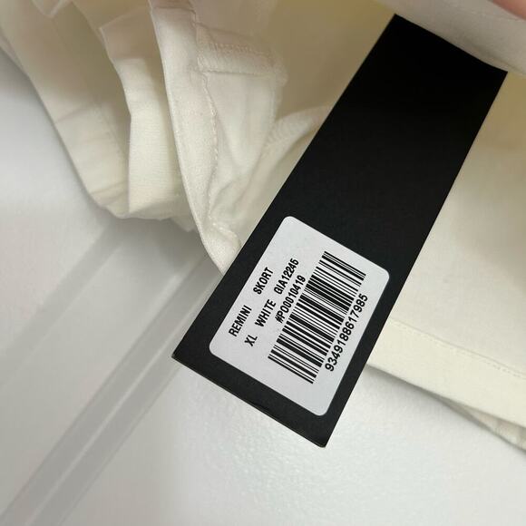 NWT I.Am.Gia Remini Skort Micro Mini Skirt Women’s XL White Pleated Buttons - Picture 9 of 13